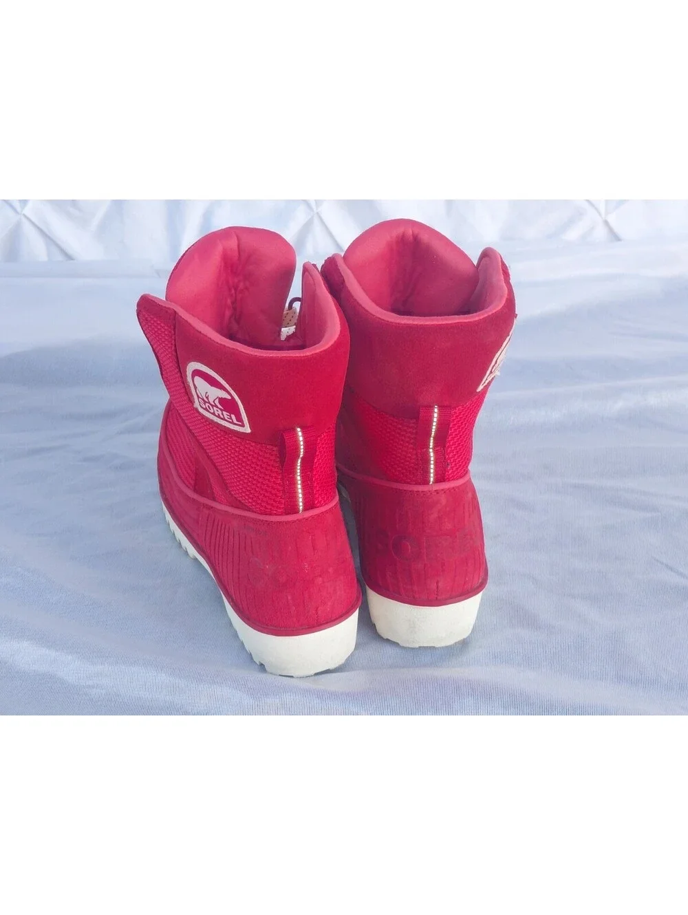 NEW Sorel Tivoli Go Hi-Top Sneaker Red Women Size 6.5